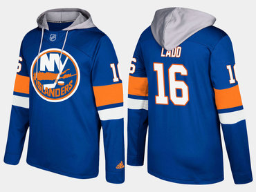 Adidas New York Islanders 16 Andrew Ladd Name And Number Blue Hoodie