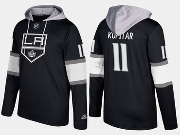 Adidas Los Angeles Kings 11 Anze Kopitar Name And Number Black Hoodie