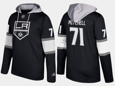 Adidas Los Angeles Kings 71 Torrey Mitchell Name And Number Black Hoodie