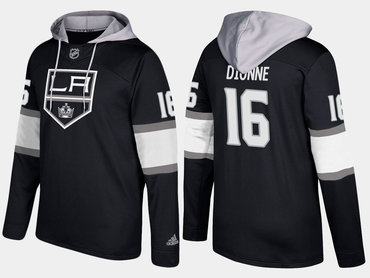 Adidas Los Angeles Kings 16 Marcel Dionne Retired Black Name And Number Hoodie