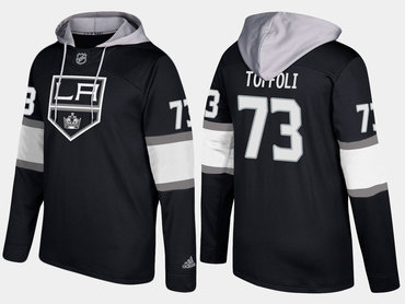 Adidas Los Angeles Kings 73 Tyler Toffoli Name And Number Black Hoodie