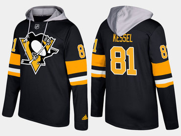 Adidas Pittsburgh Penguins 81 Phil Kessel Name And Number Black Hoodie