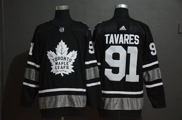 Men's Toronto Maple Leafs 91 John Tavares Black 2019 NHL All-Star Adidas Jersey