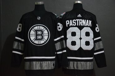 Men's Boston Bruins 88 David Pastrnak Black 2019 NHL All-Star Game Adidas Jersey