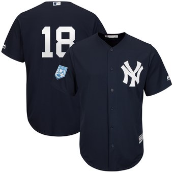 Men's New York Yankees 18 Didi Gregorius Majestic Navy 2019 Spring Training Cool Base Player Jersey