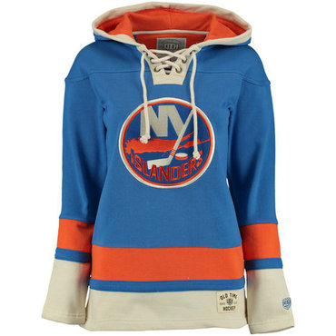 Islanders Blue Men's Customized All Stitched Sweatshirt