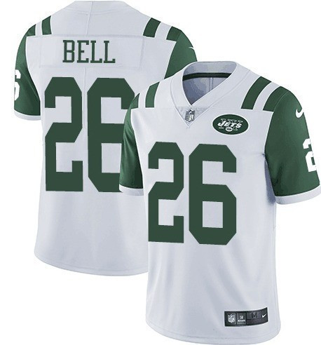 Nike New York Jets 26 Le'Veon Bell White Vapor Untouchable Limited Jersey