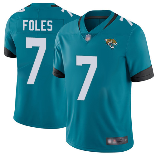 Nike Jacksonville Jaguars 7 Nick Foles Teal Vapor Untouchable Limited Jersey