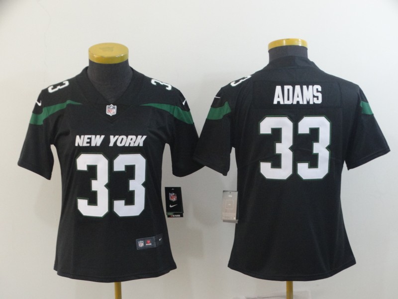 Nike New York Jets 33 Jamal Adams Black Women New 2019 Vapor Untouchable Limited Jersey