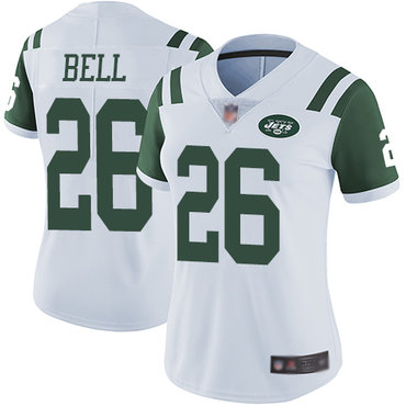 Jets #26 Le'Veon Bell White Women's Stitched Football Vapor Untouchable Limited Jersey