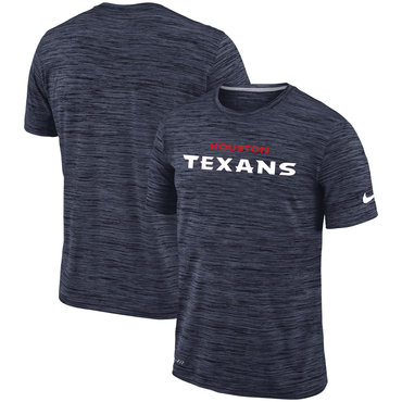 Men's Houston Texans Nike Navy Velocity Performance T-Shirt