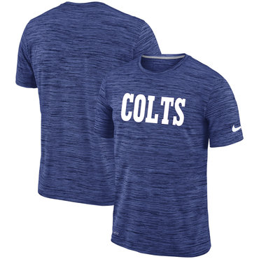 Men's Indianapolis Colts Nike Royal Velocity Performance T-Shirt