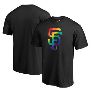 Men's San Francisco Giants Fanatics Branded Pride Black T Shirt