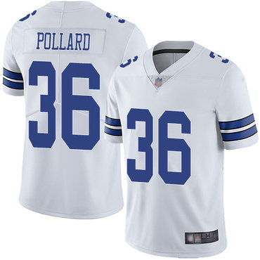 Cowboys #36 Tony Pollard White Men's Stitched Football Vapor Untouchable Limited Jersey