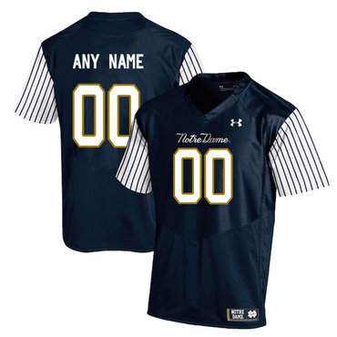 Notre Dame Fighting Irish Navy Men's Customized College Football Jersey