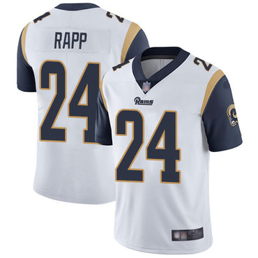 Rams #24 Taylor Rapp White Youth Stitched Football Vapor Untouchable Limited Jersey