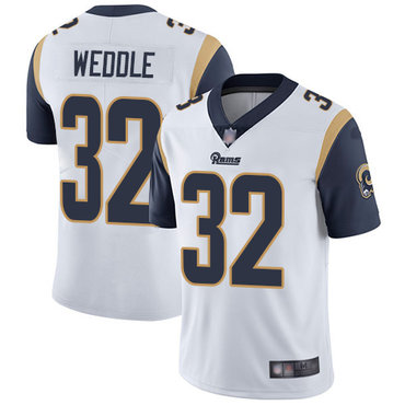 Rams #32 Eric Weddle White Men's Stitched Football Vapor Untouchable Limited Jersey