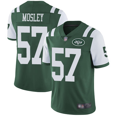 Jets #57 C.J. Mosley Green Team Color Youth Stitched Football Vapor Untouchable Limited Jersey