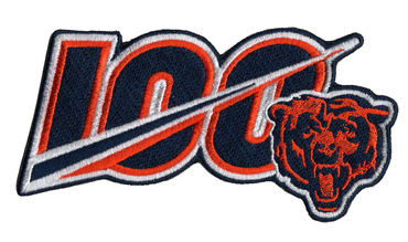 2019 Chicago Bears 100th Anniversary Seasons NFL Football Jersey Patch