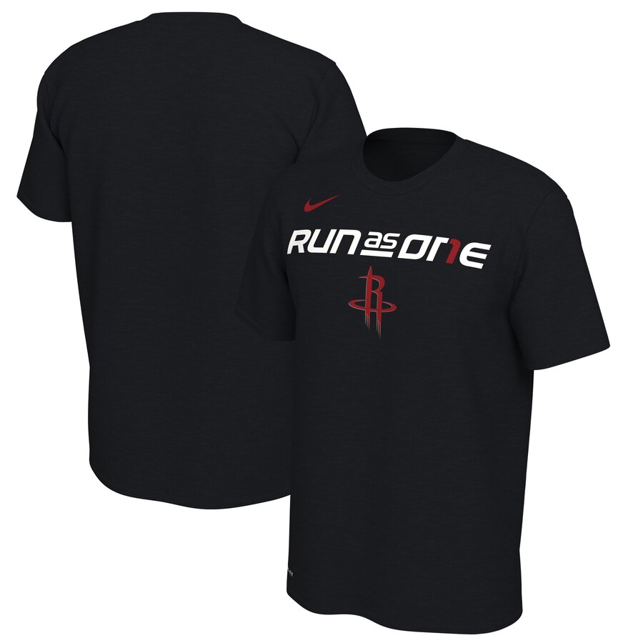 Houston Rockets Nike 2019 NBA Playoffs Bound Team Mantra Dri FIT T-Shirt Black