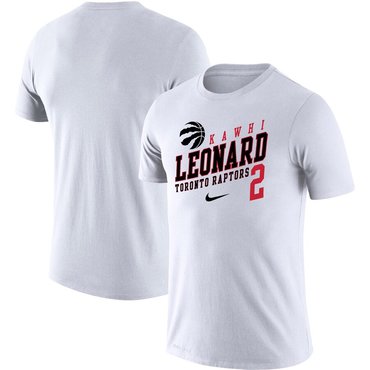 Kawhi Leonard Toronto Raptors Nike Player Performance T-Shirt White