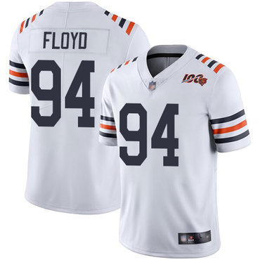 Bears #94 Leonard Floyd White Alternate Men's Stitched Football Vapor Untouchable Limited 100th Season Jersey