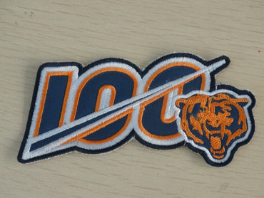 2019 Chicago Bears 100th Anniversary Seasons NFL Football Jersey Patch