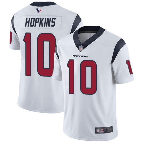 Texans #10 DeAndre Hopkins White Men's Stitched Football Vapor Untouchable Limited Jersey