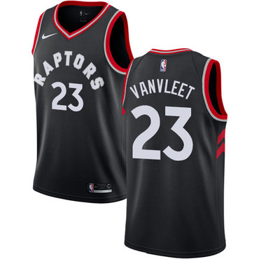 Raptors #23 Fred VanVleet Black Women's Basketball Swingman Statement Edition Jersey