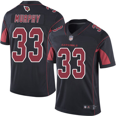 Cardinals #33 Byron Murphy Black Men's Stitched Football Limited Rush Jersey