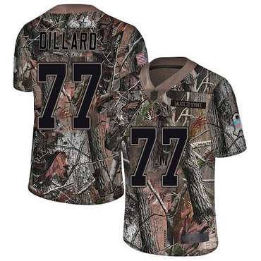 Eagles #77 Andre Dillard Camo Men's Stitched Football Limited Rush Realtree Jersey