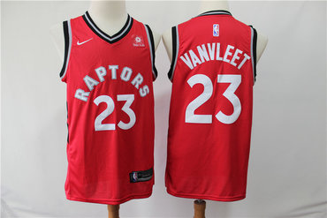 Raptors 23 Fred Vanvleet Red Nike Swingman Jersey