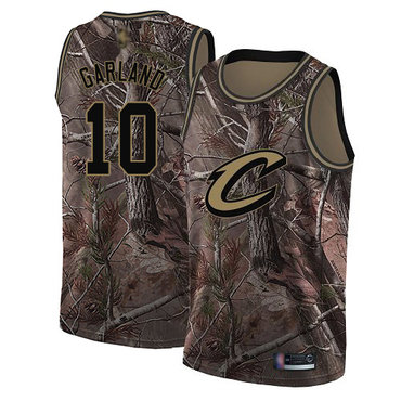 Cavaliers #10 Darius Garland Camo Basketball Swingman Realtree Collection Jersey