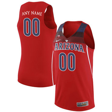 Arizona Wildcats Red Men's Custom College Basketball Jersey