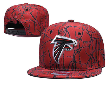 Falcons Team Logo Red Adjustable Hat TX