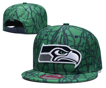 Seahawks Team Logo Green Adjustable Hat TX