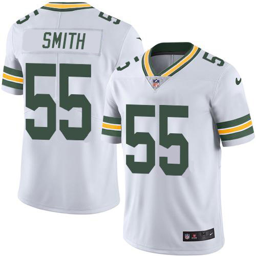 Nike Green Packers #55 Za'Darius Smith White Men's Stitched NFL Vapor Untouchable Limited Jersey