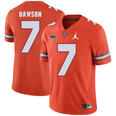 Florida Gators 7 Duke Dawson Orange College Football Jersey