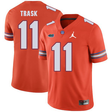 Florida Gators 11 Kyle Trask Orange College Football Jersey