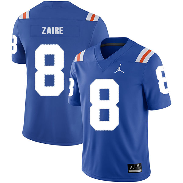 Florida Gators 8 Malik Zaire Blue Throwback College Football Jersey