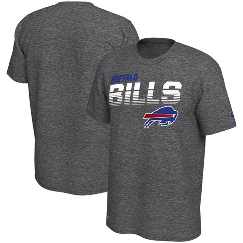 Buffalo Bills Nike Sideline Line of Scrimmage Legend Performance T Shirt Heathered Gray