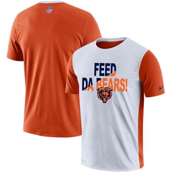 Chicago Bears Nike Performance T Shirt White