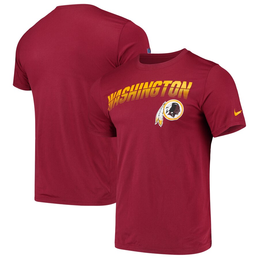 Washington Redskins Nike Sideline Line of Scrimmage Legend Performance T Shirt Burgundy