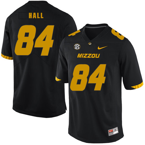 Missouri Tigers 84 Emanuel Hall Black Nike College Football Jersey