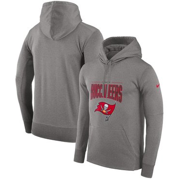 Tampa Bay Buccaneers Nike Sideline Property of Performance Pullover Hoodie Gray