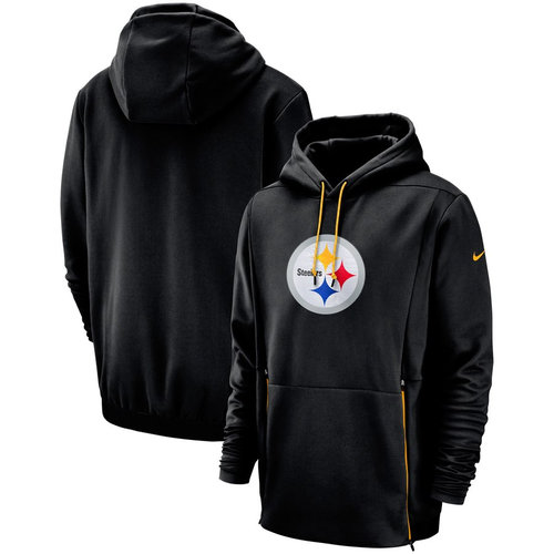 Pittsburgh Steelers Nike Sideline Performance Player Pullover Hoodie Black