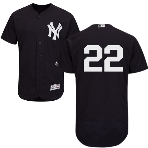 Yankees 22 Jacoby Ellsbury Navy Flexbase Jersey