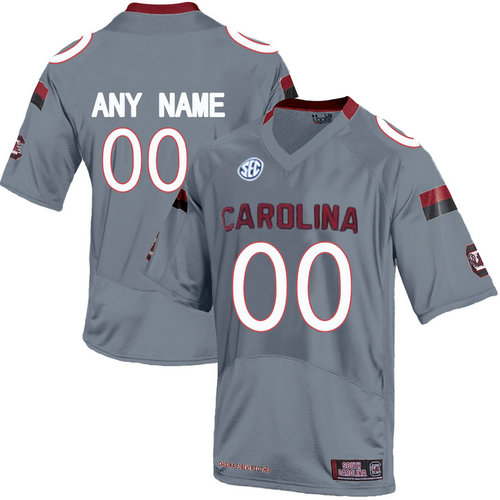 South Carolina Gamecocks Grey Men's Customized College Jersey