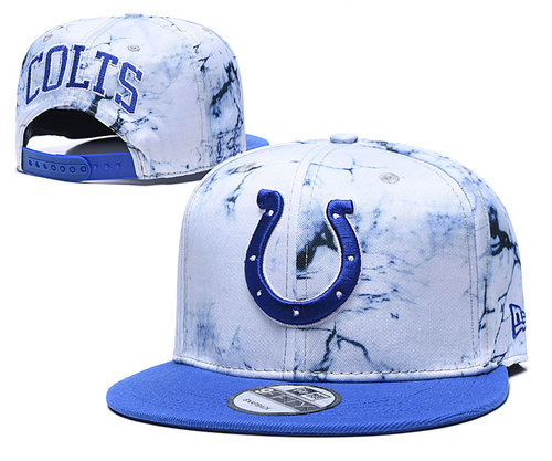 Colts Team Logo Smoke Blue Adjustable Hat TX