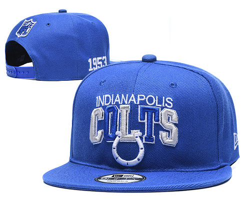 Colts Team Logo Blue 1953 Anniversary Adjustable Hat YD